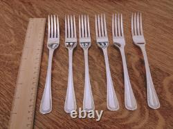 Vintage 50 Pc BEAD PATTERN Silver Plate CUTLERY CANTEEN Oneida Community Plate