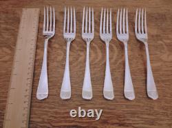 Vintage 54 Pc ART DECO Silver Plated CUTLERY CANTEEN Made in Sheffield 1930s