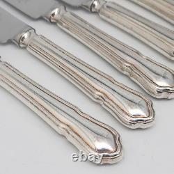 Vintage 56 Piece Silver Plated Cutlery Canteen Box Sheffield England Flatware