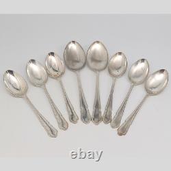 Vintage 56 Piece Silver Plated Cutlery Canteen Box Sheffield England Flatware