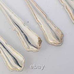 Vintage 56 Piece Silver Plated Cutlery Canteen Box Sheffield England Flatware