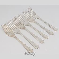 Vintage 56 Piece Silver Plated Cutlery Canteen Box Sheffield England Flatware