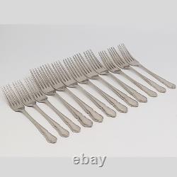 Vintage 56 Piece Silver Plated Cutlery Canteen Box Sheffield England Flatware