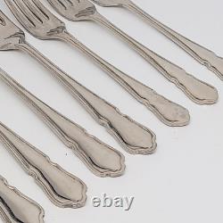 Vintage 56 Piece Silver Plated Cutlery Canteen Box Sheffield England Flatware
