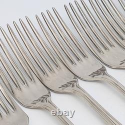 Vintage 56 Piece Silver Plated Cutlery Canteen Box Sheffield England Flatware