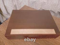 Vintage 58 Pc Silver Plate DU BARRY Pattern CUTLERY CANTEEN Made in Sheffield