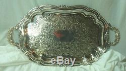 Vintage 5pc. Community MELON Silverplate Tea/Coffee Service Set, Original Tray. NR