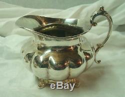 Vintage 5pc. Community MELON Silverplate Tea/Coffee Service Set, Original Tray. NR