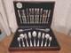 Vintage 60 Pc GRECIAN PATTERN Silver Plate CUTLERY CANTEEN Geo Butler Sheffield