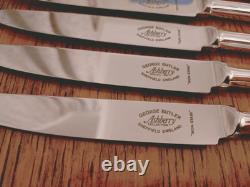 Vintage 60 Pc GRECIAN PATTERN Silver Plate CUTLERY CANTEEN Geo Butler Sheffield
