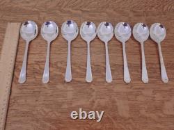 Vintage 60 Pc GRECIAN PATTERN Silver Plate CUTLERY CANTEEN Geo Butler Sheffield