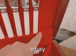 Vintage 67 Piece Silver Plate KINGS PATTERN Cutlery Canteen by Coopers Sheffield