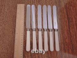 Vintage 67 Piece Silver Plate KINGS PATTERN Cutlery Canteen by Coopers Sheffield