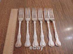 Vintage 67 Piece Silver Plate KINGS PATTERN Cutlery Canteen by Coopers Sheffield