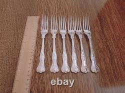 Vintage 67 Piece Silver Plate KINGS PATTERN Cutlery Canteen by Coopers Sheffield