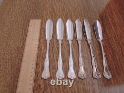 Vintage 67 Piece Silver Plate KINGS PATTERN Cutlery Canteen by Coopers Sheffield