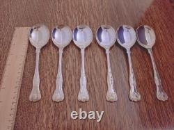 Vintage 67 Piece Silver Plate KINGS PATTERN Cutlery Canteen by Coopers Sheffield
