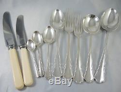 Vintage 6 person Australian Fairfax & Roberts Dubarry silver plate cutlery set