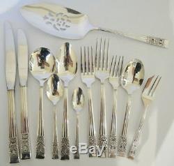 Vintage 6 person Oneida Community Hampton Court Extended Cutlery set