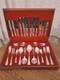 Vintage 76 Pc SILVER PLATE Bead Pattern CUTLERY CANTEEN by Osborne of Sheffield
