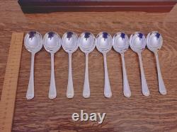 Vintage 76 Pc SILVER PLATE Bead Pattern CUTLERY CANTEEN by Osborne of Sheffield