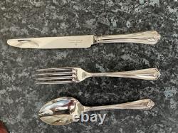 Vintage 88 Piece Cooper Ludlam Cutlery Set EPNS silver plated Kings Pattern