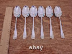 Vintage ART DECO 41Pc Silver Plate Faux Bone CUTLERY SET Made in Sheffield 1930s