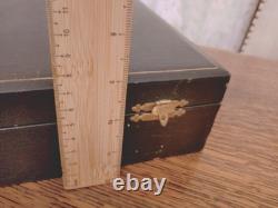 Vintage ART DECO 41Pc Silver Plate Faux Bone CUTLERY SET Made in Sheffield 1930s