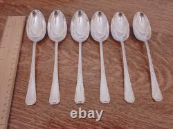 Vintage ART DECO 49 Piece Silver Plate Faux Bone CUTLERY SET Made in Sheffield