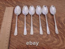 Vintage ART DECO 49 Piece Silver Plate Faux Bone CUTLERY SET Made in Sheffield