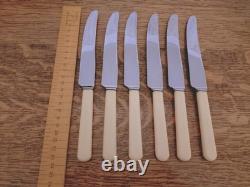 Vintage ART DECO 68Pc Silver Plate Faux Bone CUTLERY SET by R F Mosley Sheffield