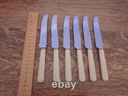 Vintage ART DECO 68Pc Silver Plate Faux Bone CUTLERY SET by R F Mosley Sheffield