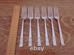 Vintage ART DECO 68Pc Silver Plate Faux Bone CUTLERY SET by R F Mosley Sheffield