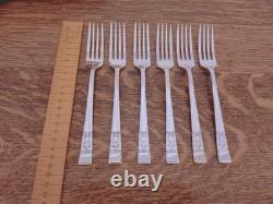 Vintage ART DECO 68Pc Silver Plate Faux Bone CUTLERY SET by R F Mosley Sheffield