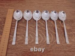 Vintage ART DECO 68Pc Silver Plate Faux Bone CUTLERY SET by R F Mosley Sheffield