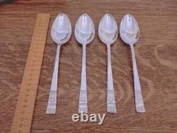 Vintage ART DECO 68Pc Silver Plate Faux Bone CUTLERY SET by R F Mosley Sheffield