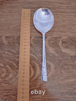 Vintage ART DECO 68Pc Silver Plate Faux Bone CUTLERY SET by R F Mosley Sheffield