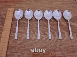 Vintage ART DECO 68Pc Silver Plate Faux Bone CUTLERY SET by R F Mosley Sheffield