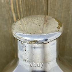 Vintage ART DECO French Silver Plate 9 Cocktail Shaker with Interior Ice Break
