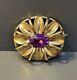 Vintage Alexandrite brooch Silver 875 gold-plated before 1950