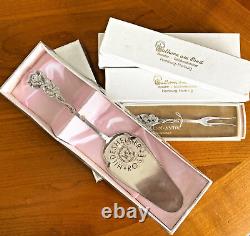 Vintage Antiko 100 (silver plated) Hildesheimer Rose, Cake and Coffee set