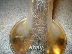 Vintage Antique C. G Conn Cornet Silver Plated Original W Case & Extras