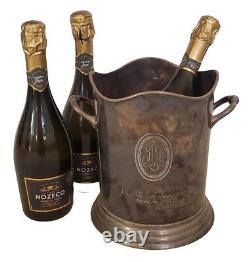 Vintage Antique Louis Roederer 1776 Champagne Ice Bucket Silver Plated