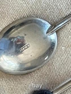 Vintage Art Deco Asprey Boxed Coffee Spoons circa 1930