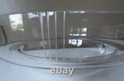 Vintage Art Deco Silver Plate & Glass Centrepiece Bowl with Handle 36 cm