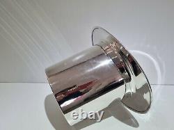 Vintage Art Deco Style Silver Plated Top Hat Champagne Wine Ice Cooler Bucket