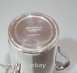 Vintage Art Deco W S. & S Silver Plated A1 4067 A Pint, English Cocktail Shaker