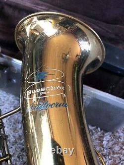 Vintage BUESCHER Aristocrat Alto Sax withOriginal Case & Accessories- Very Nice