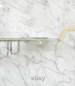 Vintage Bath Tray Chrome Plated Brass Period Bathroom Hardware