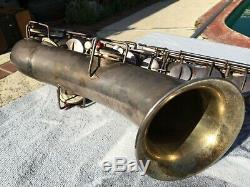 Vintage Buescher Tenor Saxophone 1920s ALL ORIGINAL